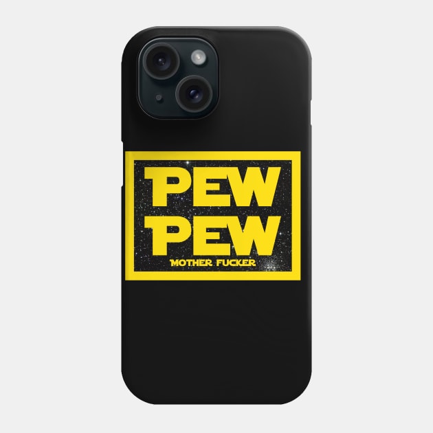 Pew, Pew Phone Case by JasonLloyd