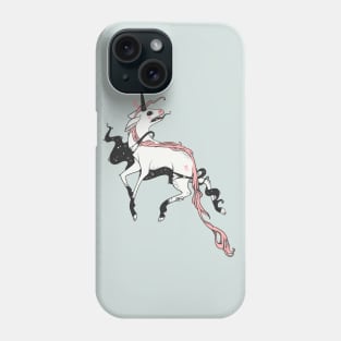 Creepy Unicorn Art Phone Case