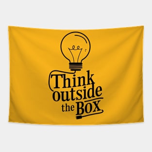 think outside the box Tapestry