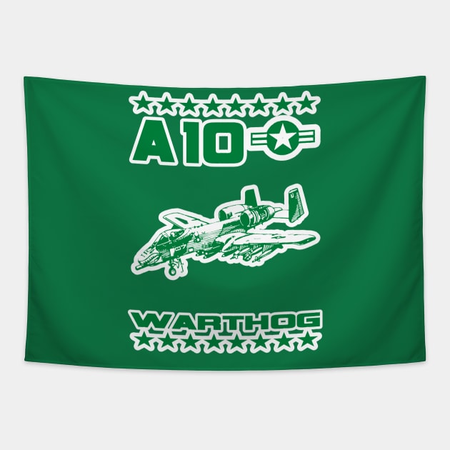 A10 Warthog - Green Tapestry by Marko700m