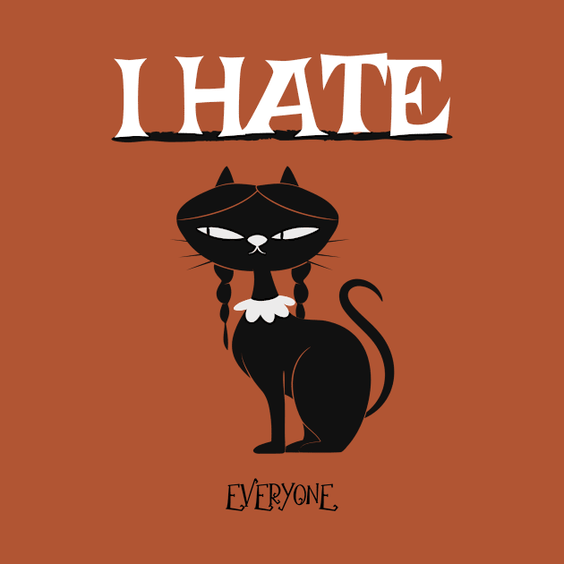 I hate everyone by Biddie Gander Designs