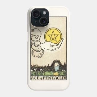 ACE OF PENTACLES Phone Case