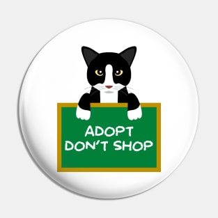 Advice Cat - Adopt Don't Shop Pin