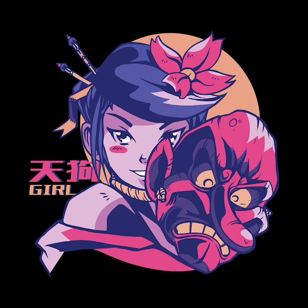 Anime Tengu Girl by Toda Loca