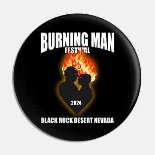 Burning Man Festival 2024 Pin