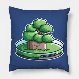 Petri Dish Biology Pun Pillow