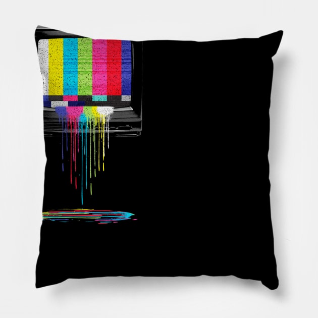 Retro Tv Pillow by thurnzmwidlakpe