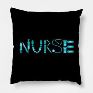 Nurse (Turquoise) Pillow