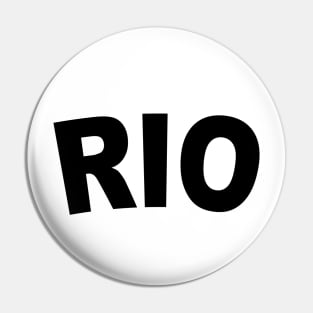 RIO Bold Black Pin