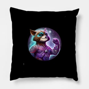 Rocket Galaxy Pillow