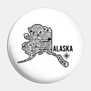 Alaska Map Pin