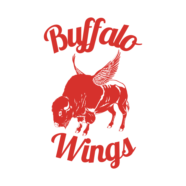 Buffalo Wings Team | Red Bison by FantasySportsSpot