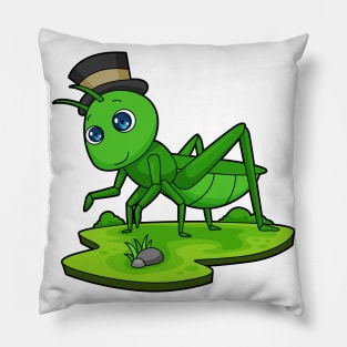 Caterpillar Gentleman Hat Pillow