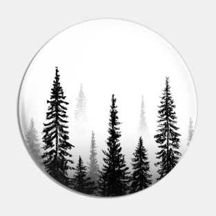 Foggy Forest Pin