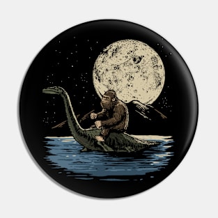 Squatch & Nessie Pin