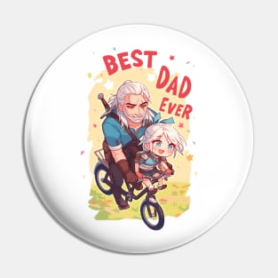 Best Dad Ever - Bike Ride - Witcher Pin