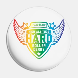 High Altitude Roller Derby Pride Pin