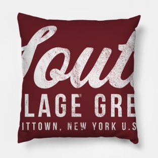 SOUTH VILLAGE GREEN LEVITTOWN LONG ISLAND NEW YORK Pillow