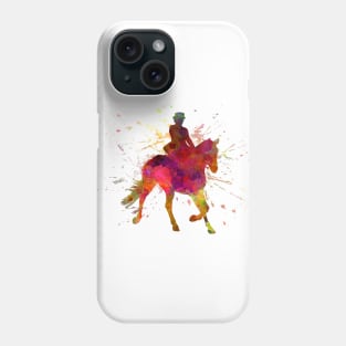 Watercolor horse show Phone Case