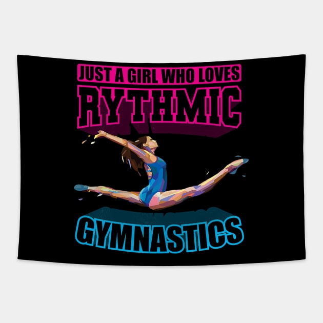 Just a girl who loves rythmic gymnastics rhythm Tapestry by Tianna Bahringer