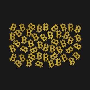 Golden Bling Bitcoin T-Shirt