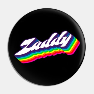 Rainbow Zaddy Pin