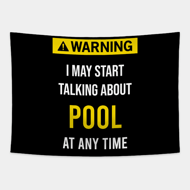 Warning Pool Tapestry by blakelan128