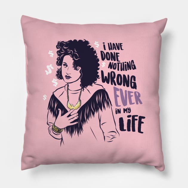 Parks and Rec Mona Lisa Saperstein Pillow by stayfrostybro