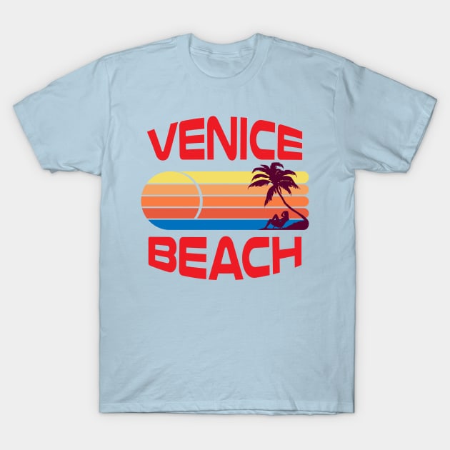 Venice Beach Design - Venice Beach - T-Shirt | TeePublic