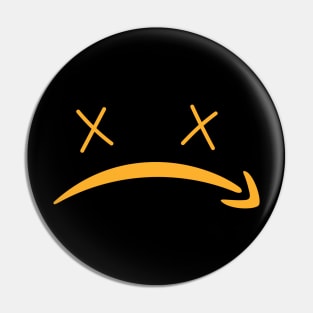 Dead Frowning Face Pin