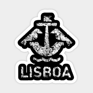 Lisbon Logo-Portugal-Lisboa Cidade-Eroded Magnet