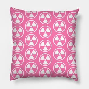 Radioactive Wall Pink Pattern Pillow