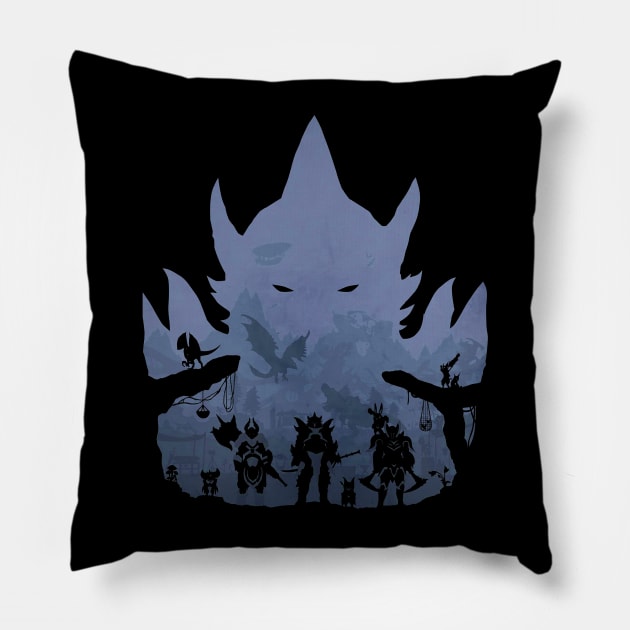 monster hunter Pillow by boxermaniac