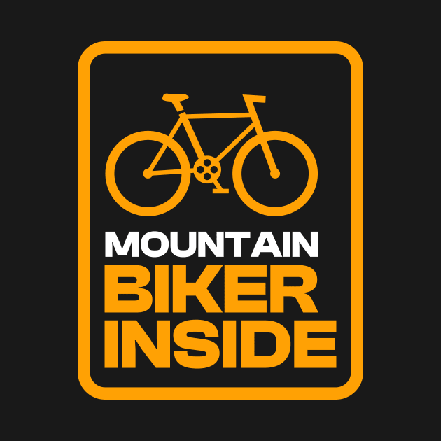 Mountain Biker Inside by silly bike