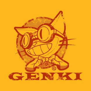 Just Genki! red T-Shirt