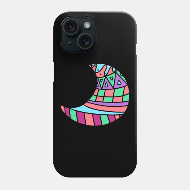 Abstract Crescent Moon Phone Case by saradaboru