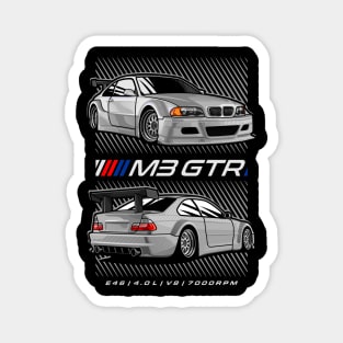 BMW M3 GTR White Magnet