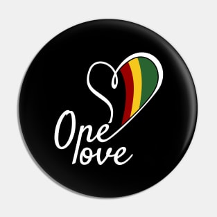 One Love // Reggae Pin