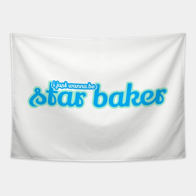 great british baking show: i just wanna be star baker Tapestry by victoriaarden