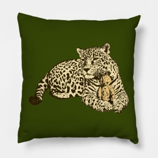 Jaguar Snuggles Pillow