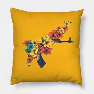 Flower Gun (AK-47) Pillow