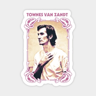 Townes Van Zandt Classic Magnet