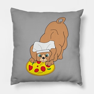 Cute dog chef Pillow