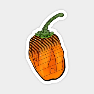 Habanero Chilli Pepper Sticker Spicy Hot Jalapeno Carolina Reaper Magnet