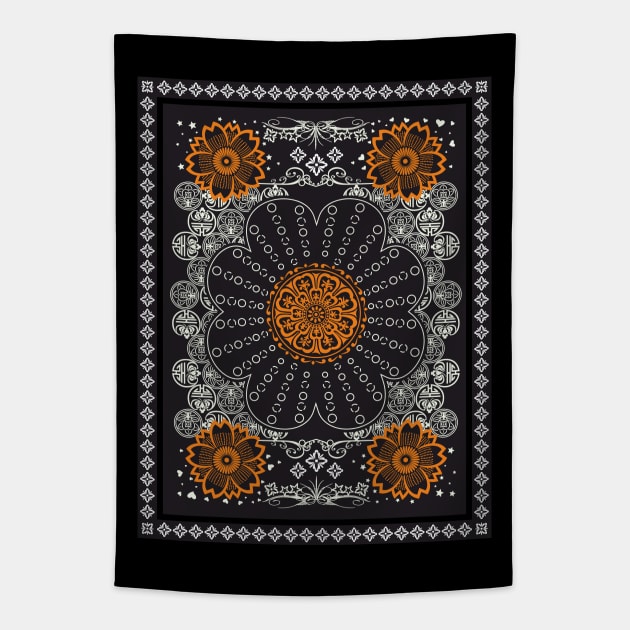 Ethnic Motif Tapestry by ilhnklv