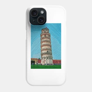 Leaning Tower of Pisa Hatching Phone Case