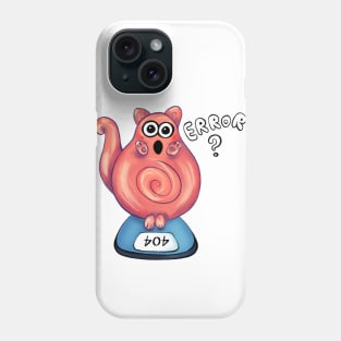 Cat on a diet Phone Case