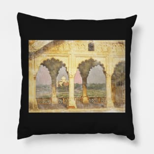 Taj Mahal from Agra Fort Pillow