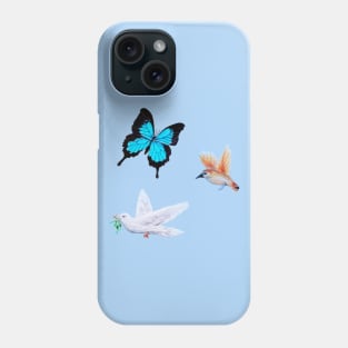 Winged Pattern Phone Case