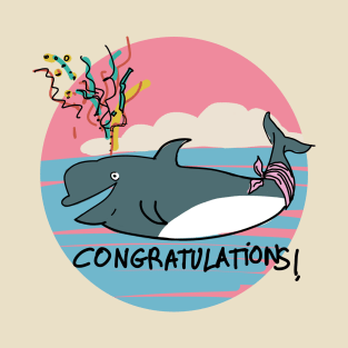 Congratulations Whale T-Shirt